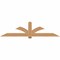 Ekena Millwork Redmond Smooth Timber Gable Bracket, Western Red Cedar, 96"W x 24"H x 3 1/2"D x 5 1/2"F, 6/12 Pitch GBW096X24X0406RED00SWR - alternate 1